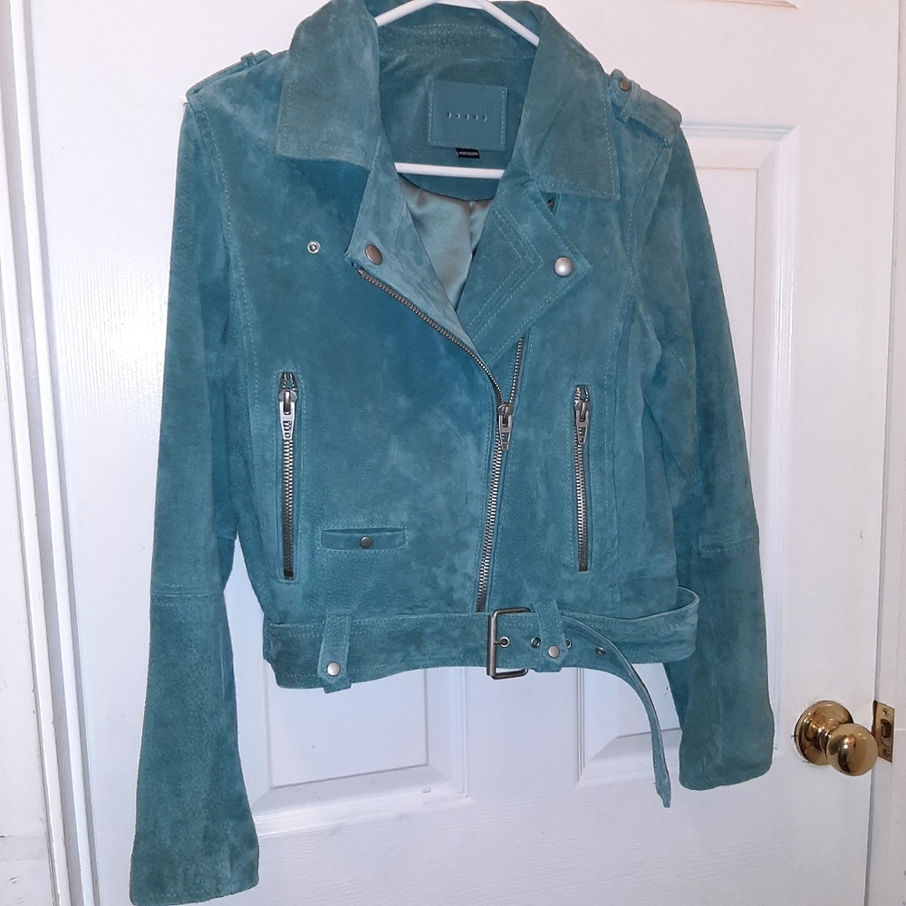 Blank NYC Leather Suede Jacket